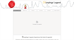 Desktop Screenshot of dumplingslegend.com